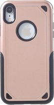 GadgetBay ProArmor protection hoesje bescherming iPhone XR case - Rose gold - roze