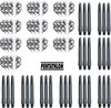 Afbeelding van het spelletje Dragon Darts - 10 sets (30 stuks) Pentathlon Explosion darts flights - super stevig - zwart - incl. 10 sets (30 stuks) - medium - darts shafts - zwart