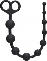 Lola Toys - BlackDoor Black Edition - Orgasm Beads - Buttplug met Kralen - Flexibele Anaal Ballen/ Kralen/ Ketting met handgreep - Anal Beads - Anaalplug 100% Siliconen - Prostaat