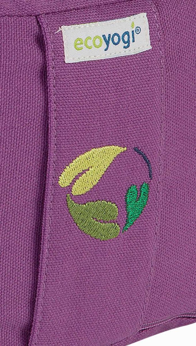 Meditatiekussen eco Lavendel rond standaard 13-15cm - Ecoyogi - Yoga kussen - GOTS gecertificeerd van Ecoyogi — afbeelding 2