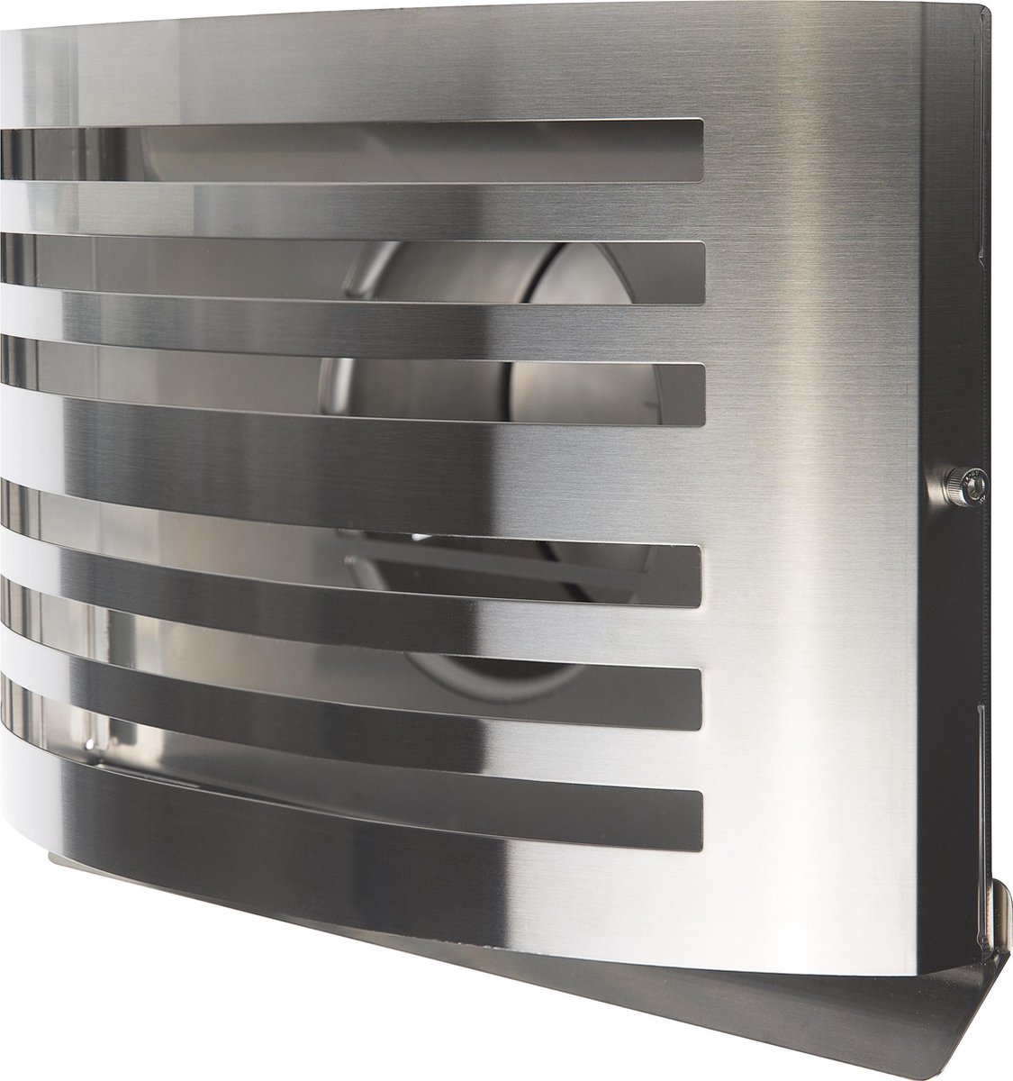 Design gevelkap PREMIUM LINE -ALFA- Ø 150mm met grofmazig gaas - RVS