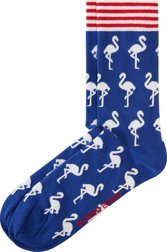 Bjorn Borg - Uni - Flamingo Sokken  - Blauw - 36-40