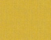 LINNENLOOK BEHANG | Landelijk - bruin geel grijs - A.S. Création Absolutely Chic