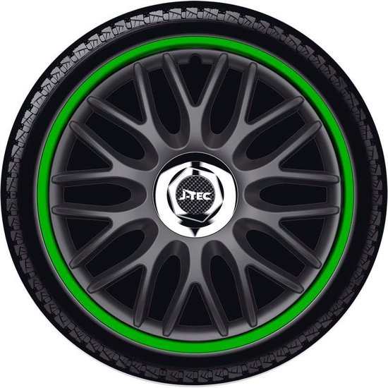 Sparco Wieldoppenset Palermo | 15-inch | Zwart