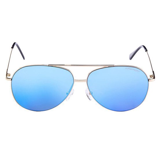 Amoy Trinidada NYLON 1.1mm Polarized lens - Gold Plated Metal Anti-Allergisch Frame - True Revo Blue Coating - Beweegbare neusvleugels - UV400 van Amoy — afbeelding 5