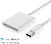 Lecteur de carte SD USB-C pour iPad pro (2018) - MacBook et Samsung Galaxy - Lecteur de carte SD USB-C pour IOS - Blanc