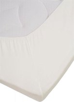 Premium Jersey Lycra Topper Hoeslaken Ecru | 90x210 | Perfecte Pasvorm | Duurzame Kwaliteit