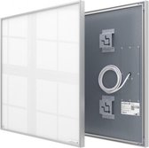 Welltherm infrarood paneel 370 Watt Wit glas uitvoering met frame