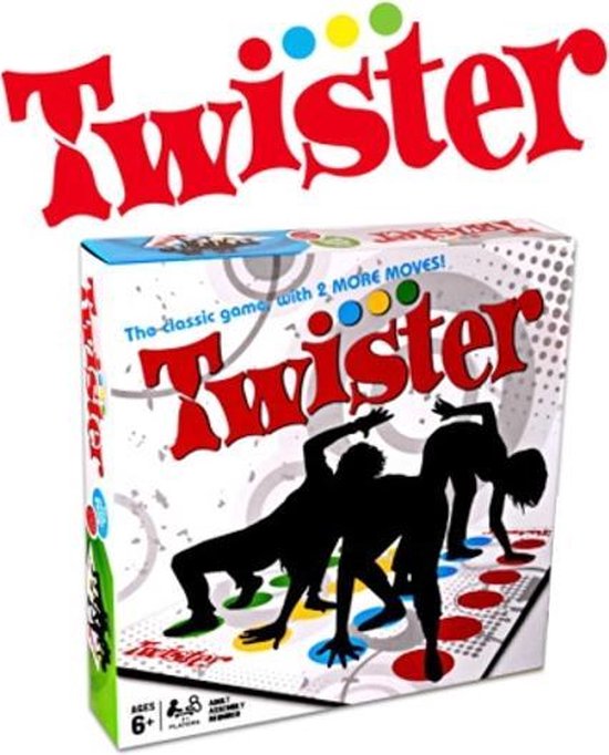 Thumbnail van een extra afbeelding van het spel Twister – Actiespel – Vloerspel