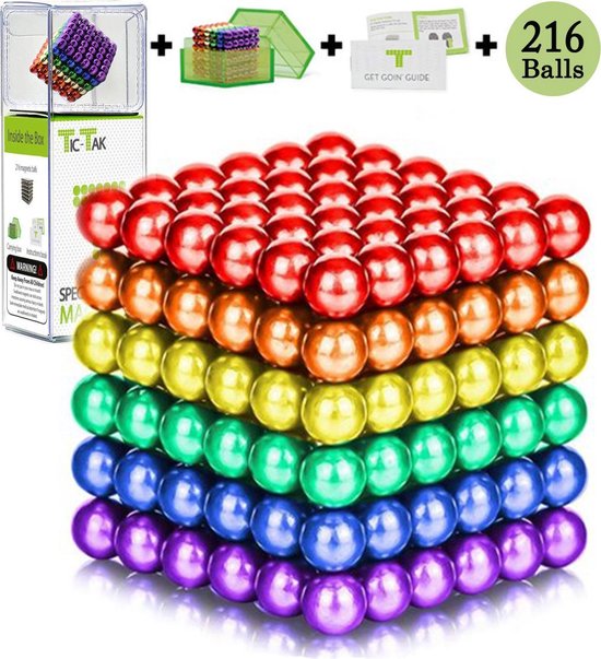 | Premium Magneetballetjes Mix Magnetische Magnetische ballen 5 mm multi gekleurde magneten | 216