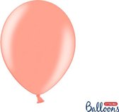 Ballonnen rose goud metallic 8 stuks - 30 cm