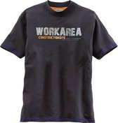 TERRAX WORKWEAR Heren T-shirt met opdruk zwart maat XXL