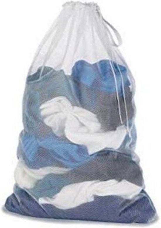 concept Smelten Drama Waszak - Groot - Laundry bag - Wasnet - 60x90 cm - Afsluitbaar touw -  Polyester | bol.com