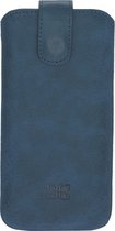 Bouletta Lederen iPhone 11 Pro insteek hoesje - Pouch - Vintage Blue