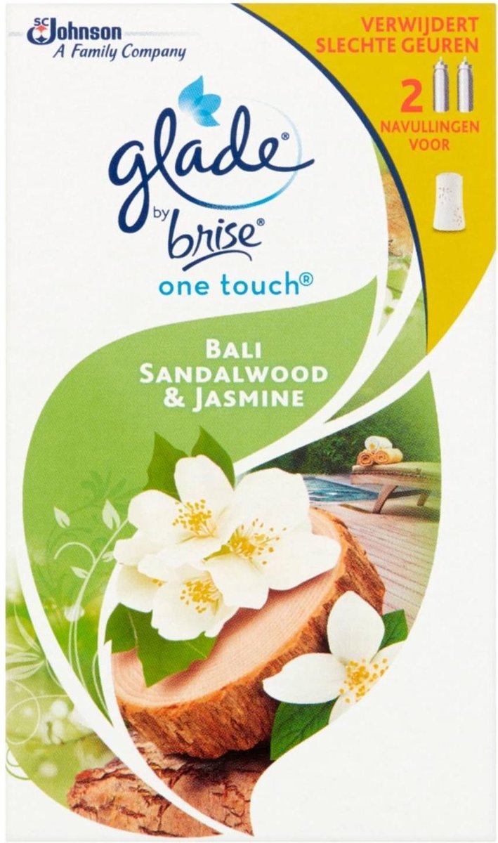 Glade One Touch Navul Duo Bali Sandalwood en Jasmine