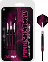 XQ Max - Pink Shadow - darts - 23 gram - dartpijlen - 80% tungsten - steeltip - Pinkshadow