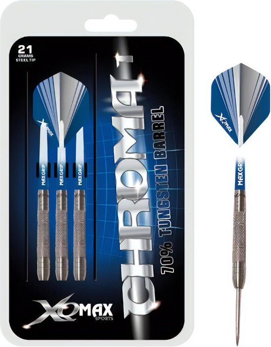 Afbeelding van het spel XQ Max - Chroma - darts - 23 gram - dartpijlen - 70% tungsten - steeltip
