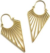 Brass Nightfall oorbellen goudkleurig