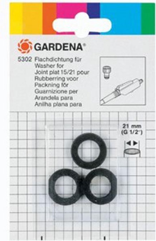 Gardena rubberringen set 3 stuks – vervangingsringen voor tuinslang koppelingen