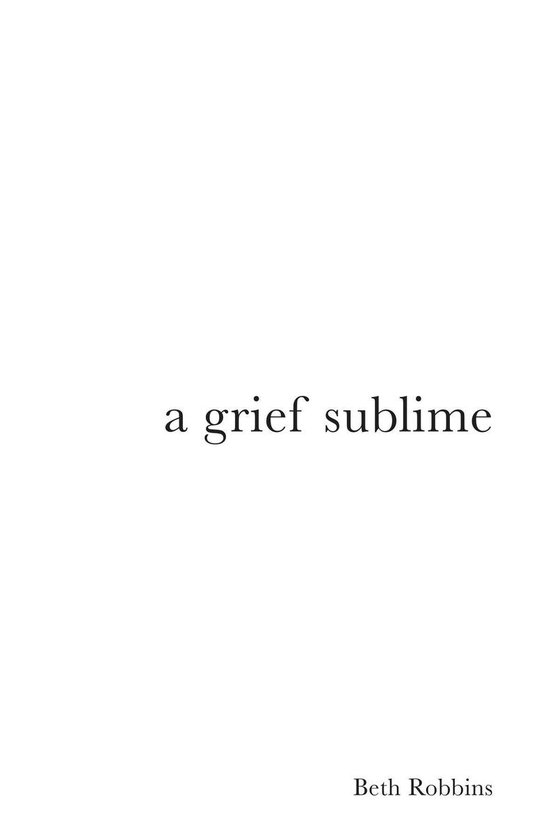 A Grief Sublime - cover