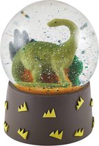 Floss & Rock Dino - sneeuwbol - klein - 9 x 6.5 cm - multi