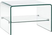 Salontafel Glas (Incl dienblad) - woonkamer tafel - decoratie tafel - salon tafel - wandtafel - Koffietafel