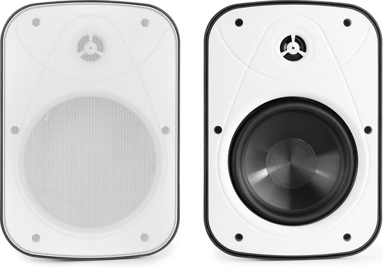 Speakerset voor binnen en buiten - Power Dynamics BD65W speakerset voor vele toepassingen binnen of buiten - 150W - Wit van Power Dynamics — afbeelding 3