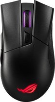 ASUS Gladius II G II Draadloze versie 16000DPI 2,4 GHz + Bluetooth + Wireline Drie-mode RGB Illuminate Draadloze optische gamingmuis met afneembare kabel