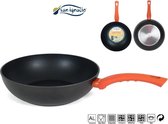 San Ignacio Wokpan Gusto 28 Cm Anti-aanbak Aluminium Zwart