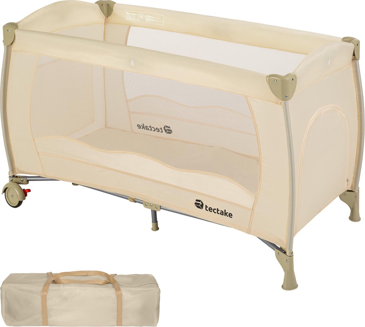 Tectake Lit De Voyage Bebe Pour Enfant Beige Bol Com