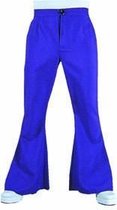 Costume des années 80 et 90 | Barry White Soul Pants Wide Leg Purple Homme | Grand | Costume de carnaval | Déguisements