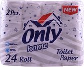Toiletpapier Only Home 24 Rollen 2-laags