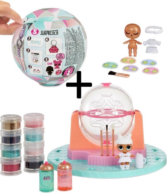 L.O.L. Surprise DIY Glitter Factory + LOL Surprise ball Winter Disco