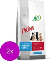 Prins Procare Fit-Selection Zalm&Rijst - Hondenvoer - 2 x 2 kg