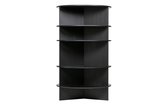 WOOOD Exclusive Trian Tower Rond - Essen - Zwart - 168x100x100