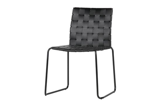 | BePureHome Icon Eetkamerstoel Recycled Leer Industriële eetkamerstoel | BePureHome Icon recycle leer