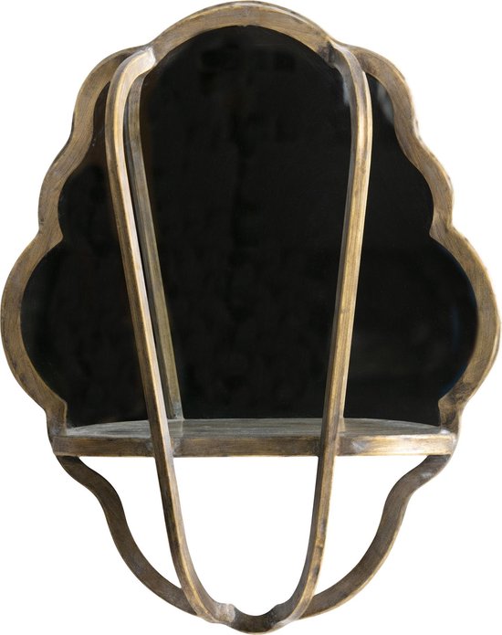 BePureHome Reflect Spiegel - Metaal - Antique Brass - 51x40x11