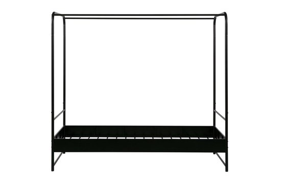 vtwonen Bunk Canopy Bed - Métal - Noir - 190x206x95
