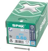 Spax Spaanplaatschroef RVS PK 5.0 x 50 (200) - 200 stuks