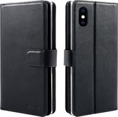 Xssive Double Wallet Book Case voor Apple iPhone XR 6,1 inch - Book Case - Geschikt voor 6 pasjes - Zwart
