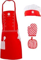 Imaginarium Chef Kit - Verkleedkleding Kok - 4-Delig - Met Koksmuts