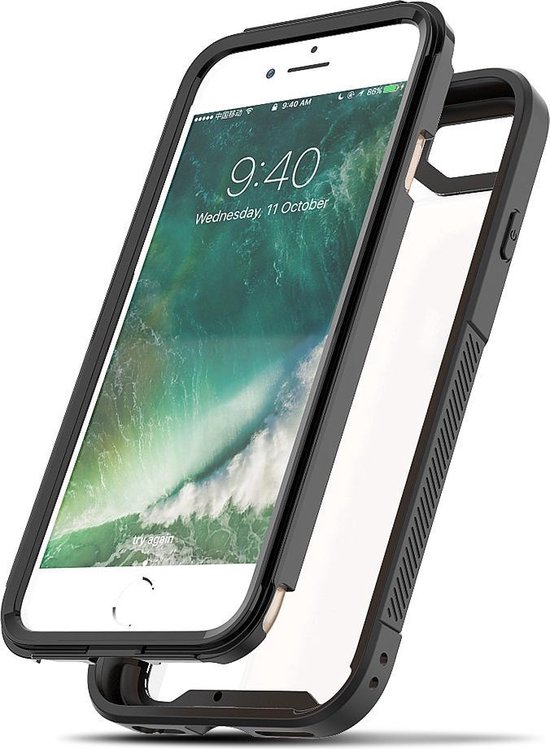 Fjord Doorzichtig cap Casecentive Shockproof case - Extra beschermend hoesje - iPhone 6(S) / 7 /  8 / SE 2020... | bol.com