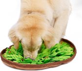 Snuffel mat  of snuffel bol - traingsdeken voor honden - Slow eating training - GROEN
