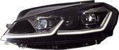 AutoStyle Set LED Koplampen passend voor Volkswagen Golf VII Facelift (7.5) 2017- - Zwart - incl. Dynamic Running Light