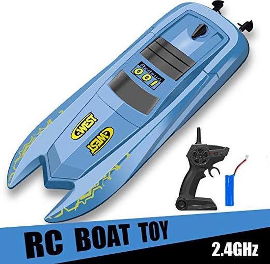 meesterwerk navigatie segment Rc boot 2.4ghz - 10 km/h - afstand bestuurbaar boot tot wel 50M bereik -  oplaadbaar | bol.com
