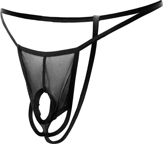 Svenjoyment Underwear Visnet Ministring Met 3 Openingen