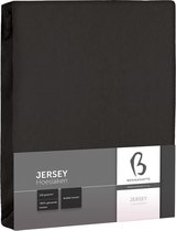 Bonnanotte Hoeslaken Jersey Dubbel Stretch Dark Grey 90x220
