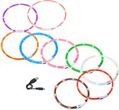 Visio light led zebra violet/pink stripes 70 cm