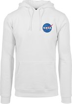 NASA Insignia Logo EMB Hoody wit