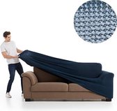 Milos meubelhoezen - Hoes voor bank - 180-250cm - Lichtblauw